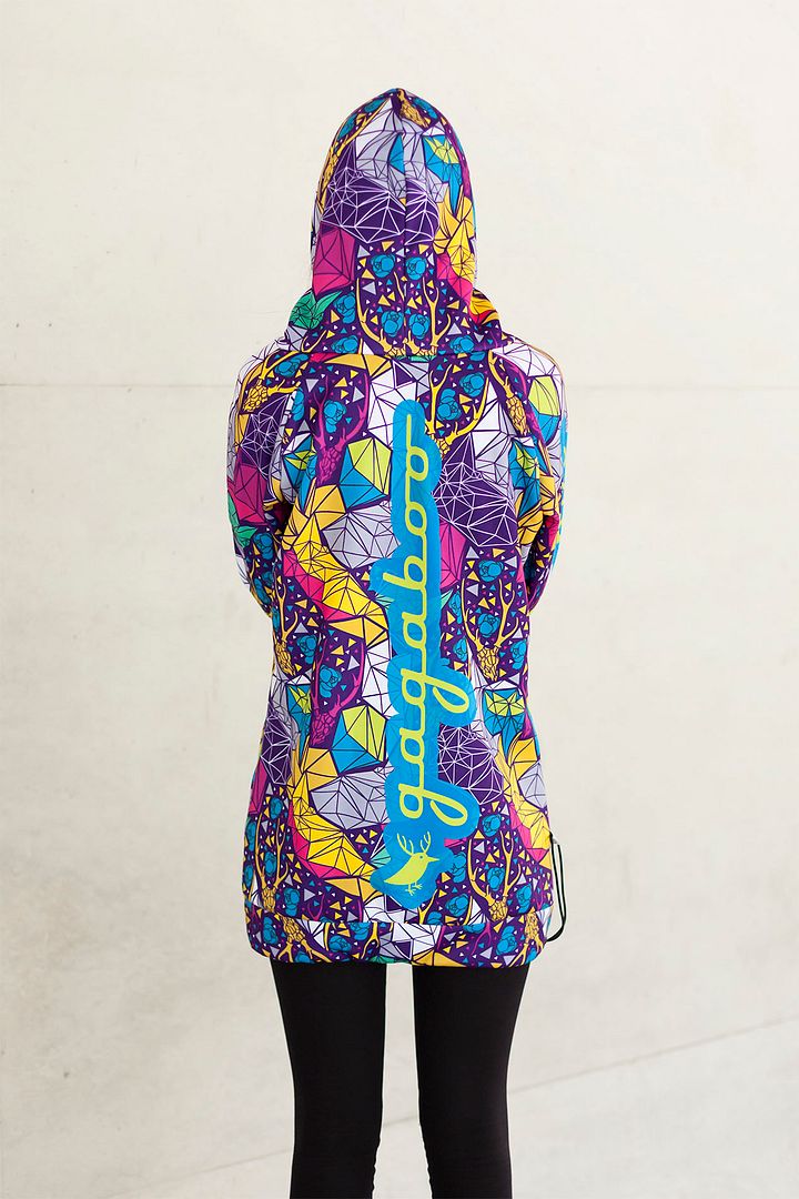 Psycho Deer women's snowboard hoodie - water repellent GAGABOO